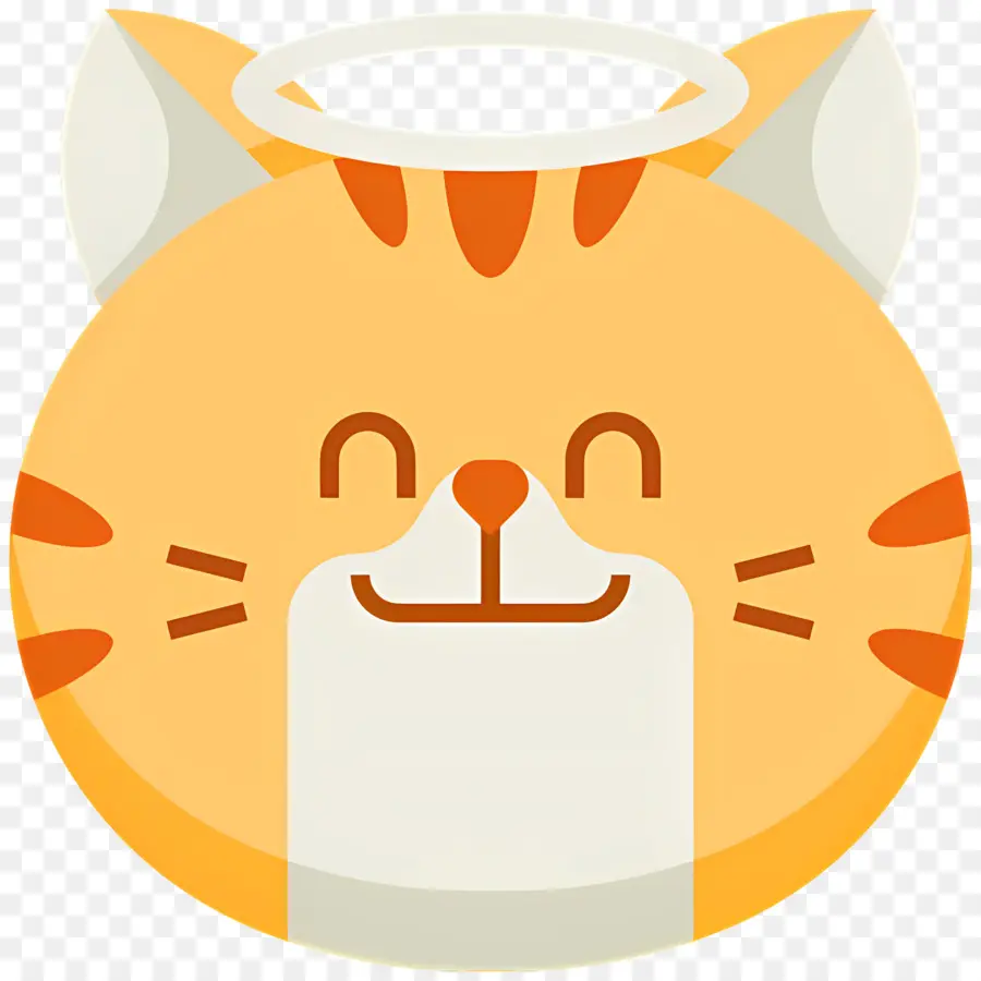 Chat Emoji，Chat Heureux PNG