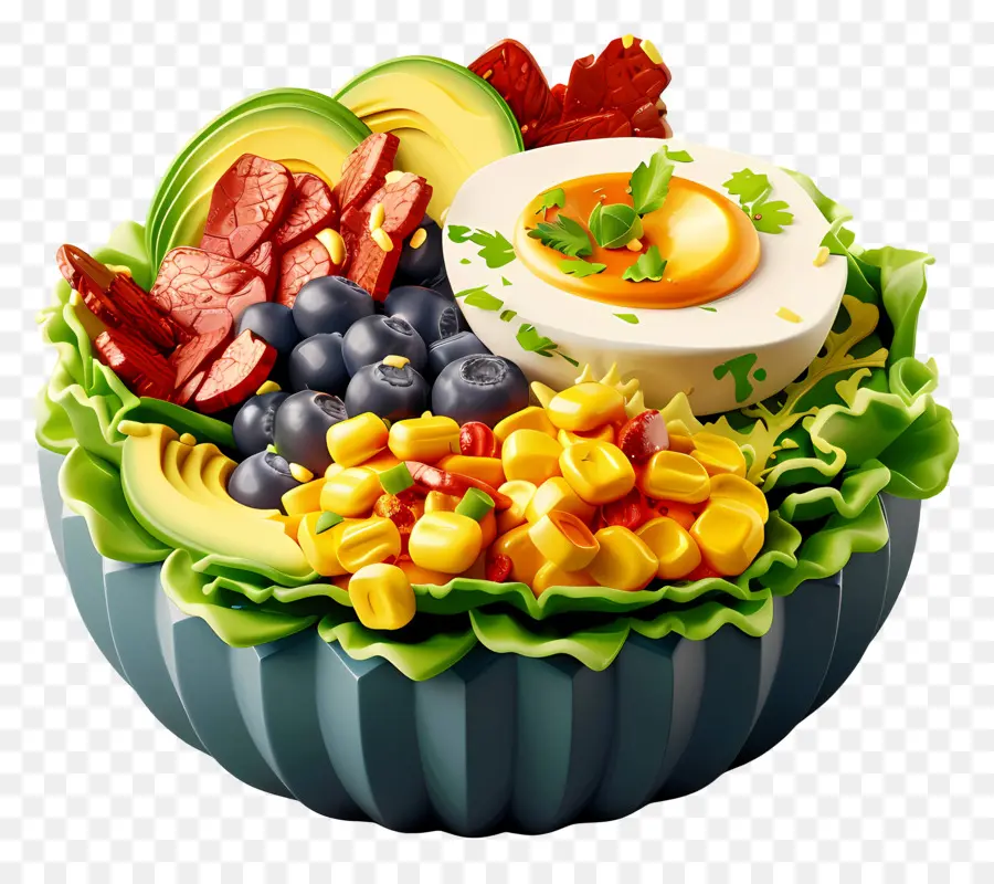 Salade Cobb，Saladier Santé PNG