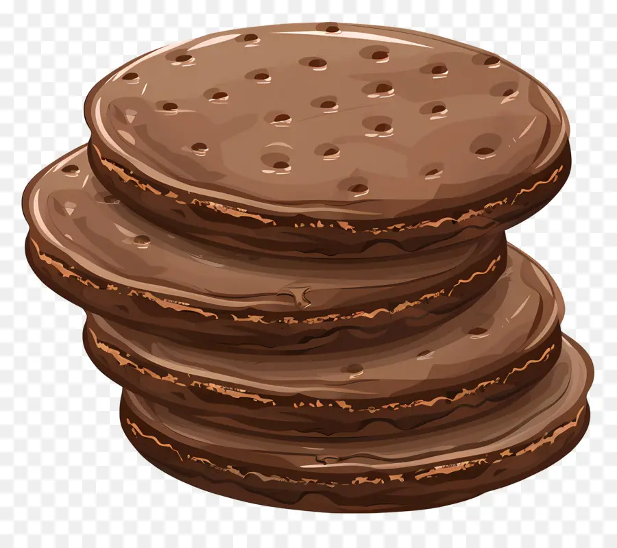 Biscuits Au Chocolat，Biscuits Sandwich Au Chocolat PNG