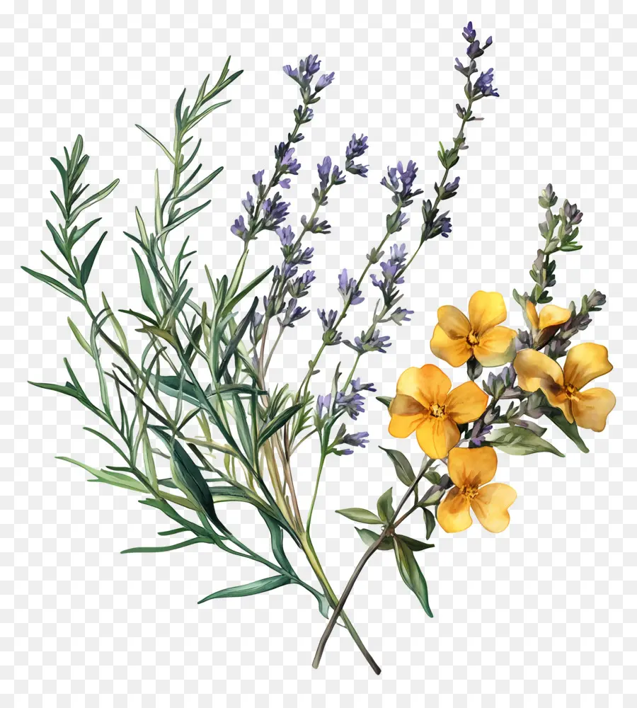 Herbes Et épices，Herbes Et Fleurs PNG