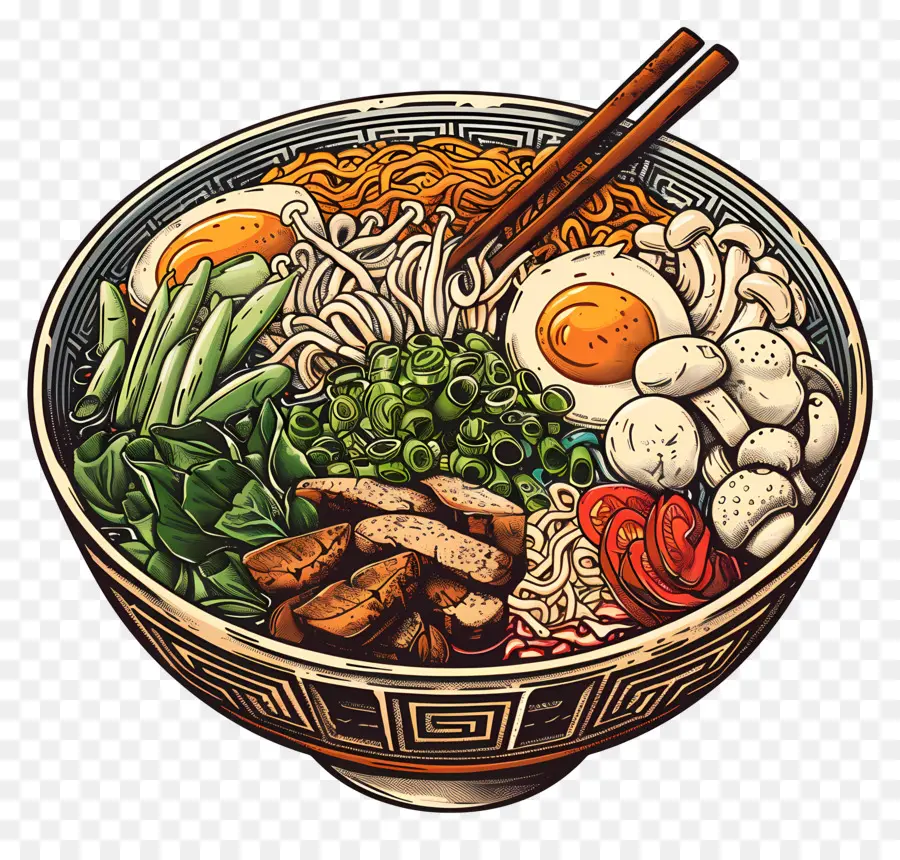 Bol De Ramen，Bol Ramen De Luxe PNG