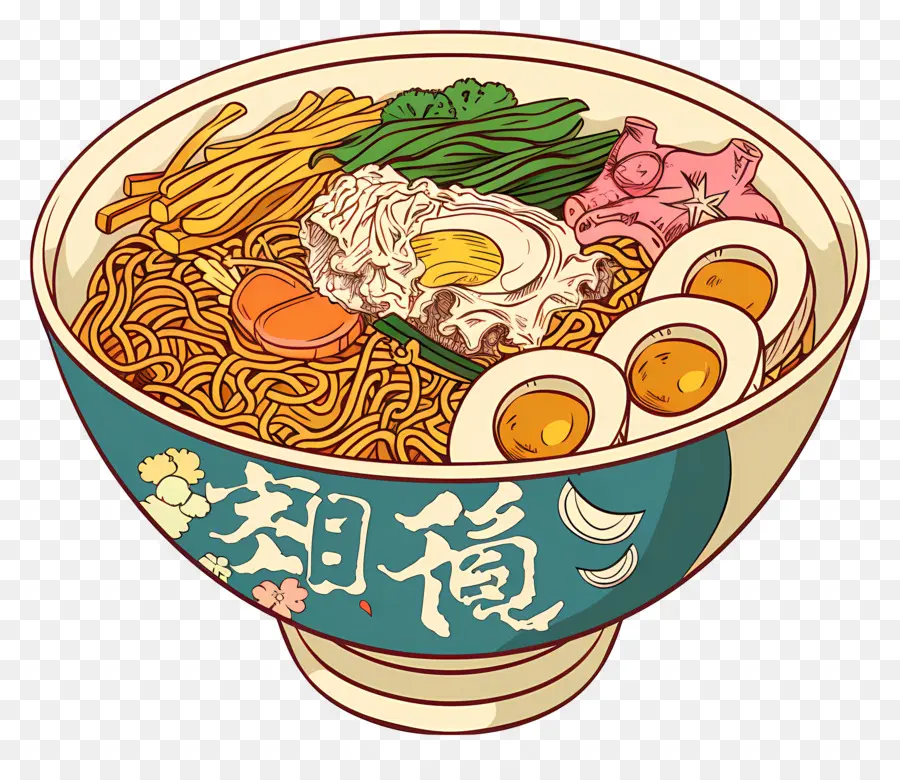 Bol De Ramen，Bol Ramen Traditionnel PNG