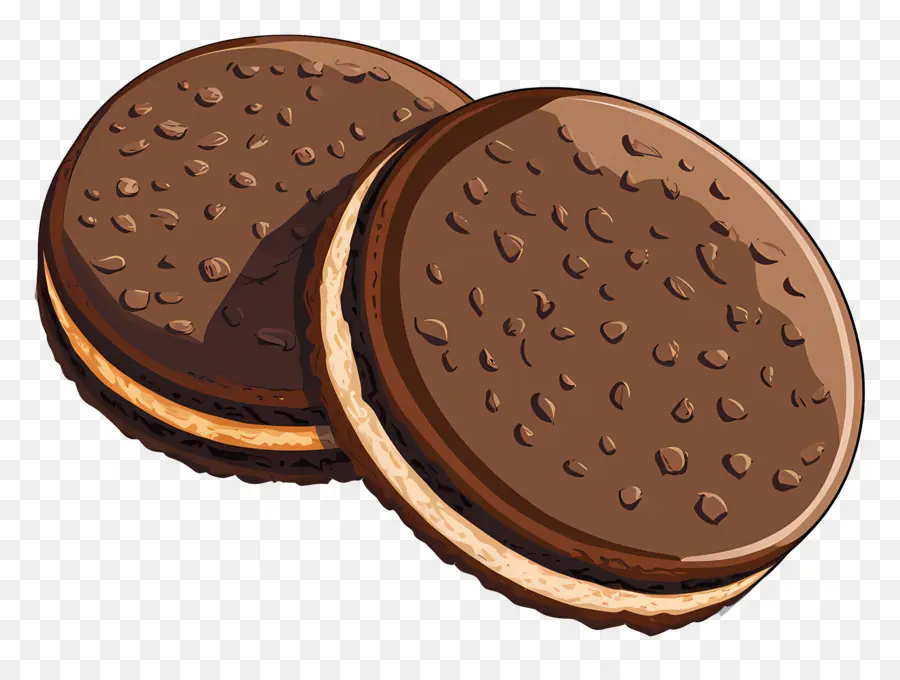 Biscuits Au Chocolat，Biscuits Sandwich Au Chocolat PNG