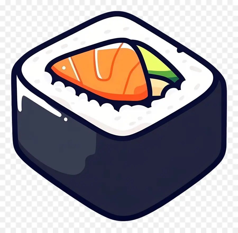 Rouleau De Sushi，Morceau De Sushi PNG