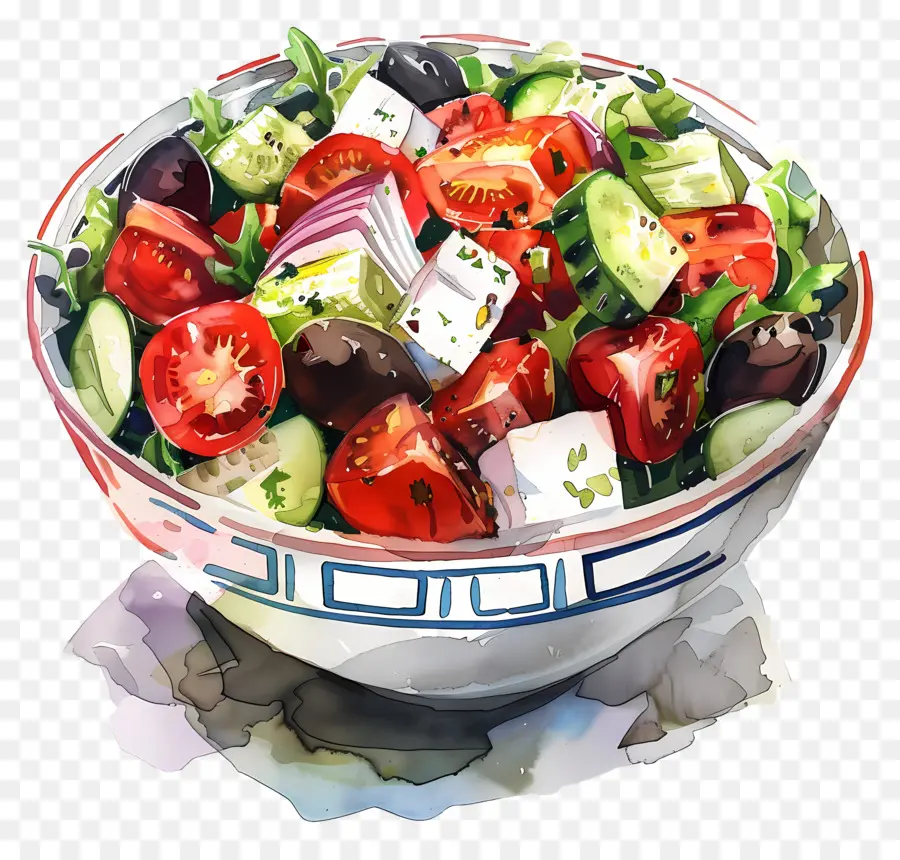 Salade Grecque，Saladier PNG