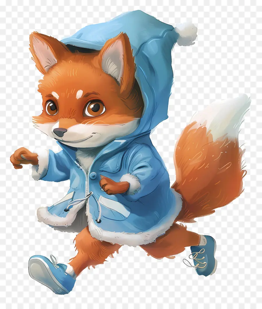 Petit Renard，Renard En Manteau PNG