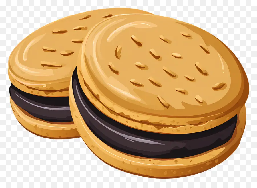 Biscuits Au Chocolat，Biscuits Sandwich Au Chocolat PNG