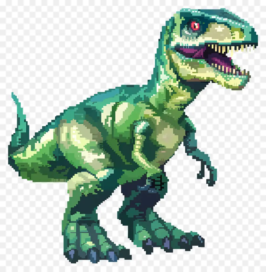 Dinosaure Pixelisé，Dinosaure Pixélisé PNG