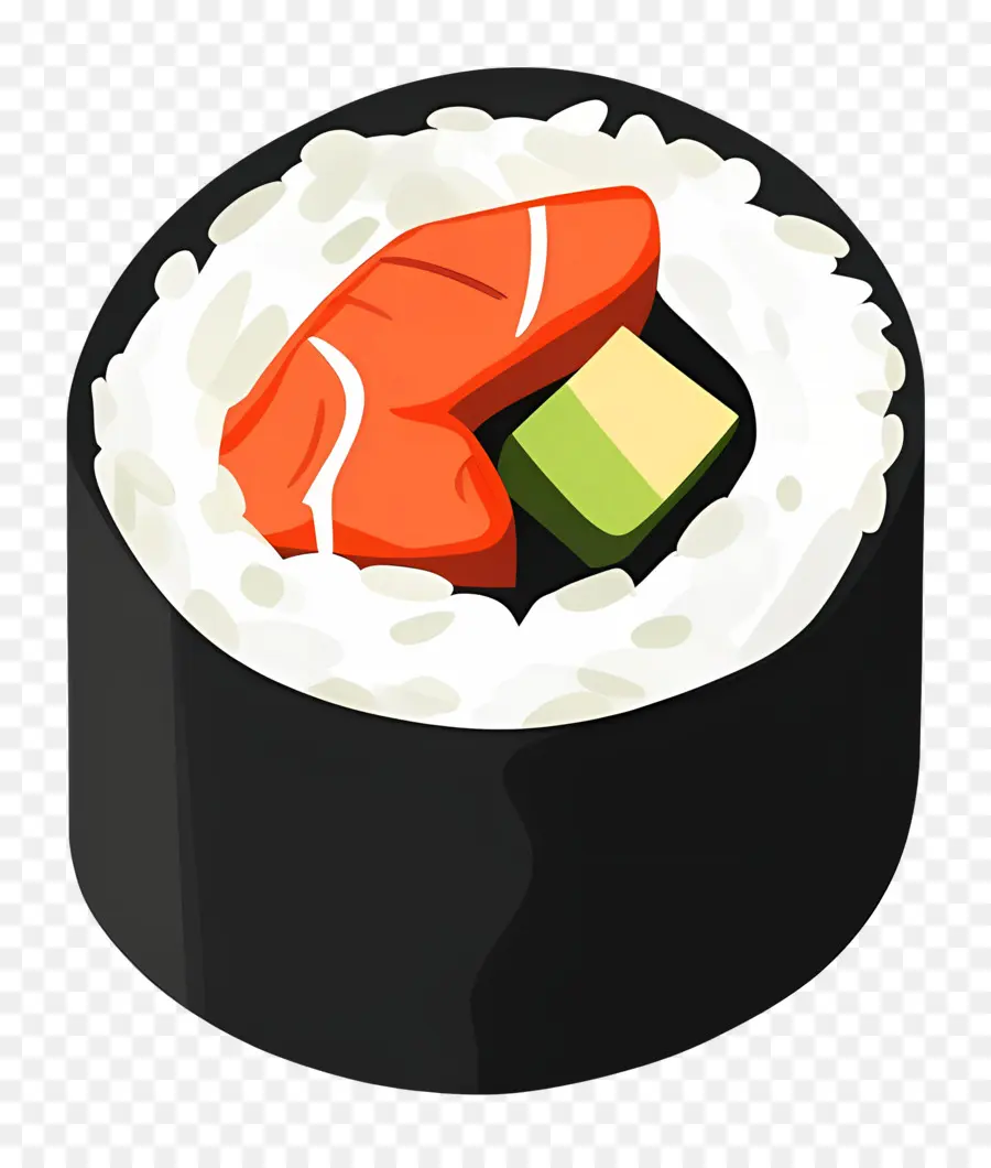 Rouleau De Sushi，Morceau De Sushi PNG