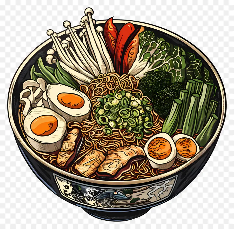 Bol De Ramen，Bol Ramen De Luxe PNG