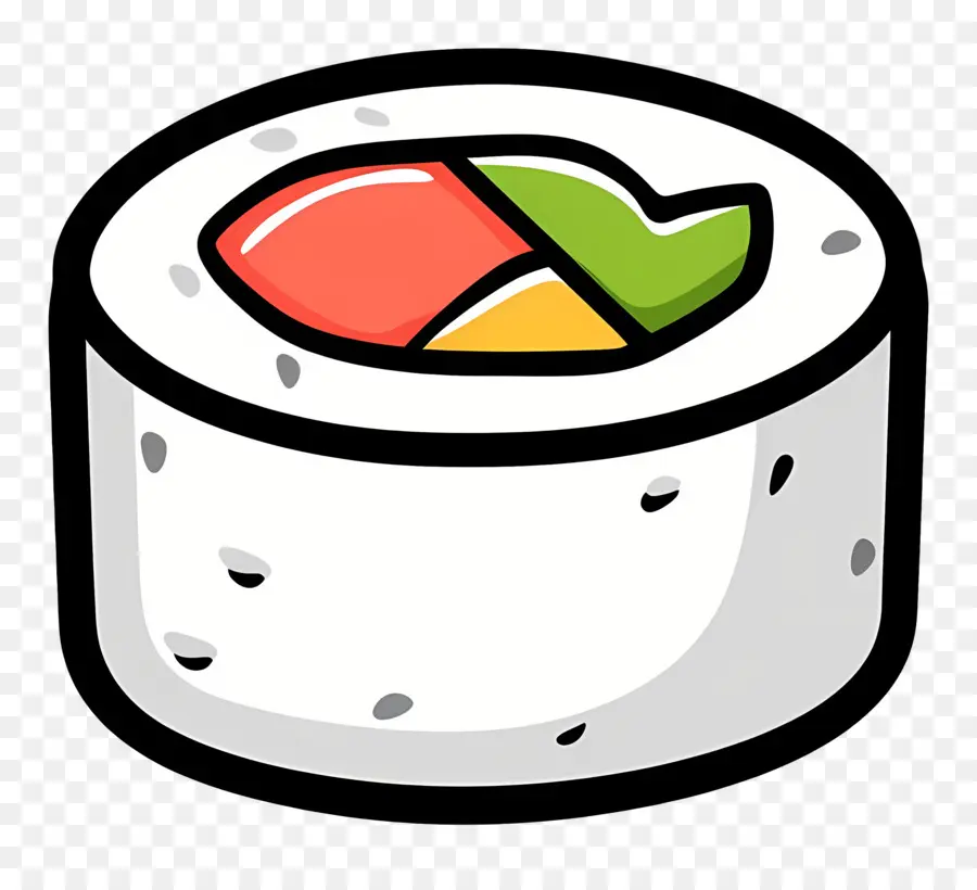 Rouleau De Sushi，Rouler PNG