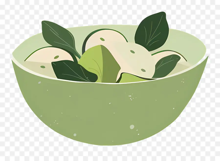 Salade Verte，Bol De Légumes Verts PNG