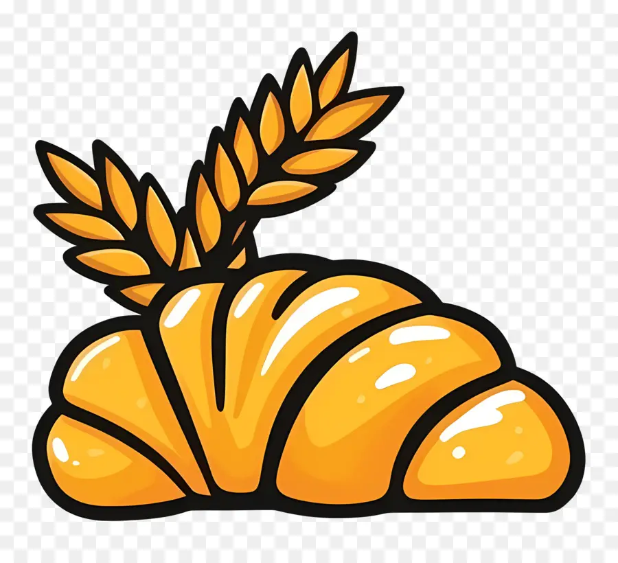 Blé Et Pain，Croissant PNG