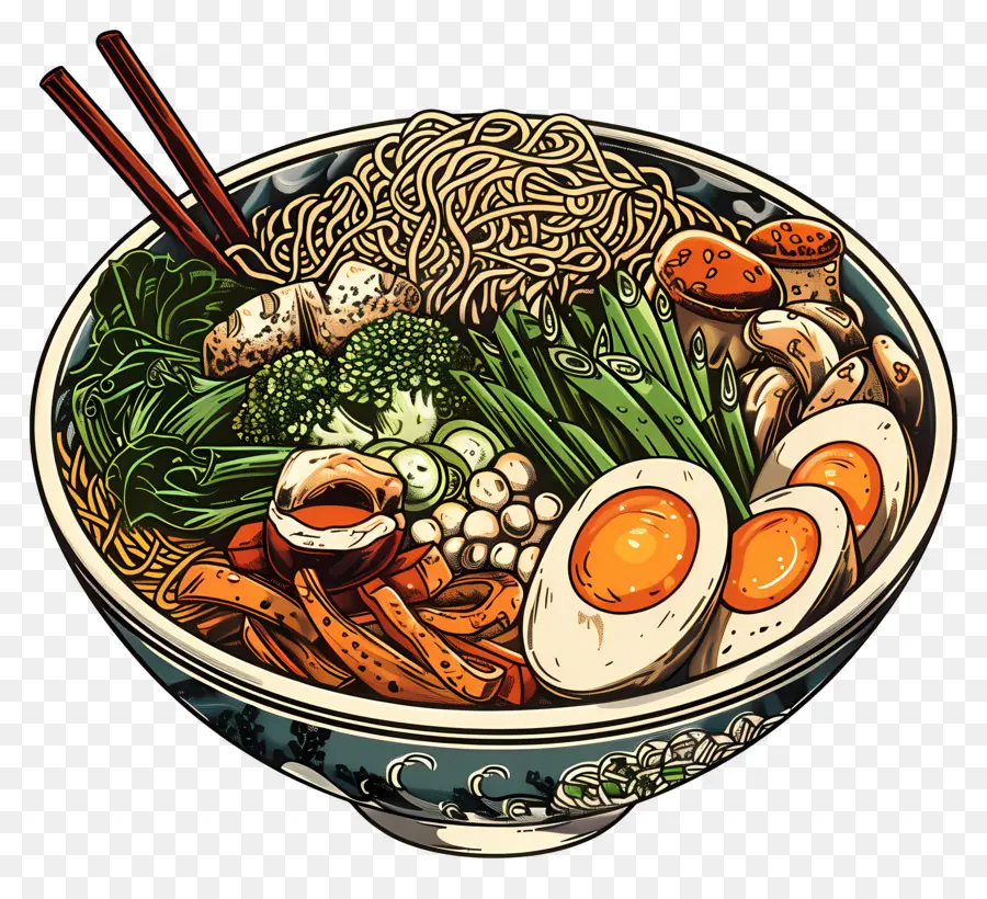 Bol De Ramen，Bol Ramen De Luxe PNG