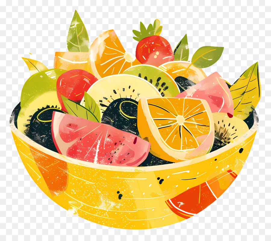 Fruits Et Légumes，Salade De Fruits PNG