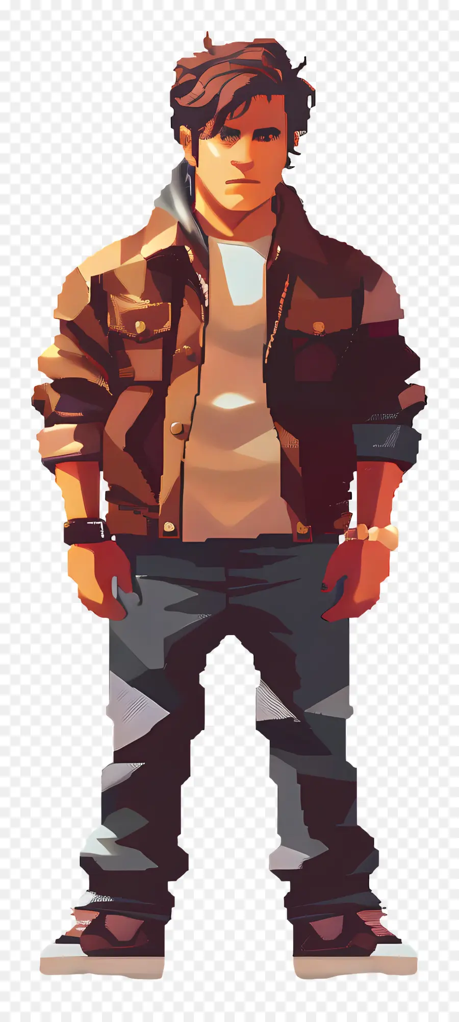 L'homme Pixel，Personnage De Pixel Art PNG