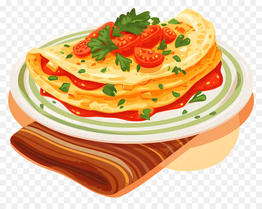 Omelette Espagnole，Lasagne PNG