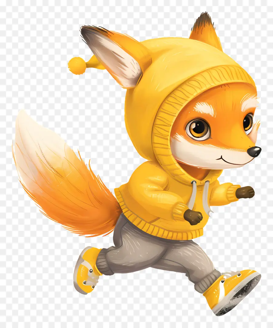 Petit Renard，Renard En Manteau PNG