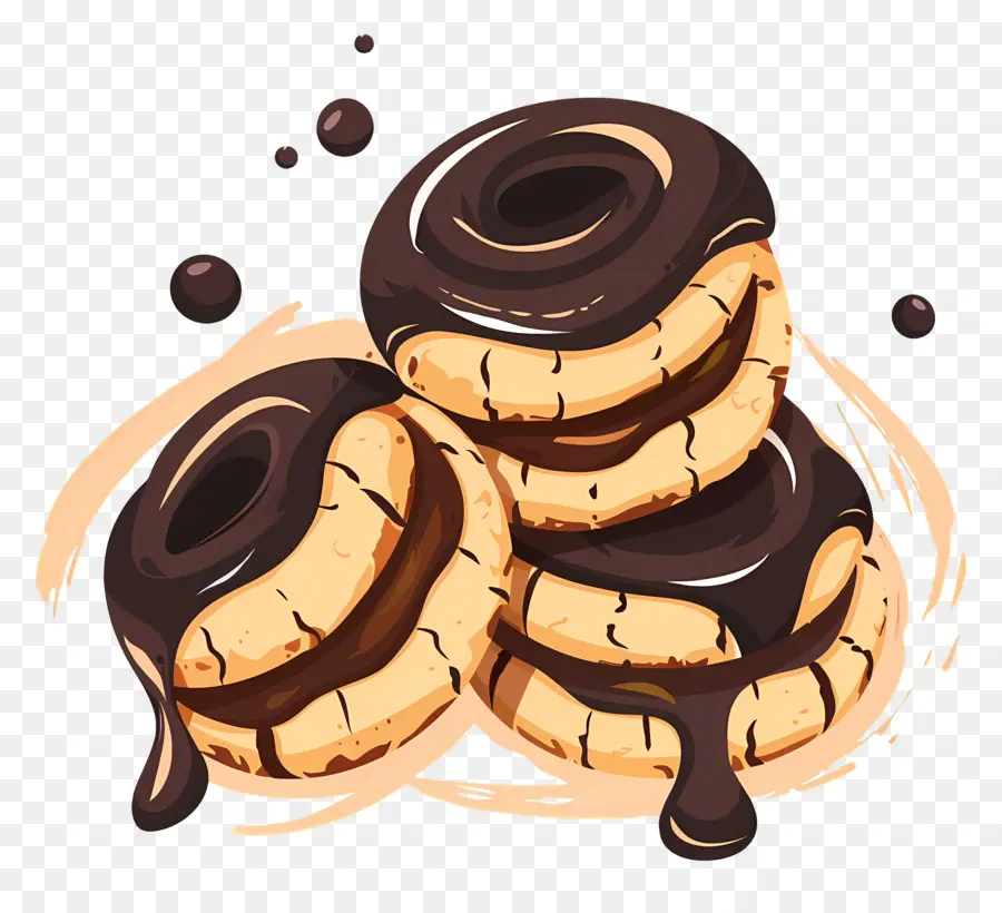 Biscuits Au Chocolat，Beignets Au Chocolat PNG