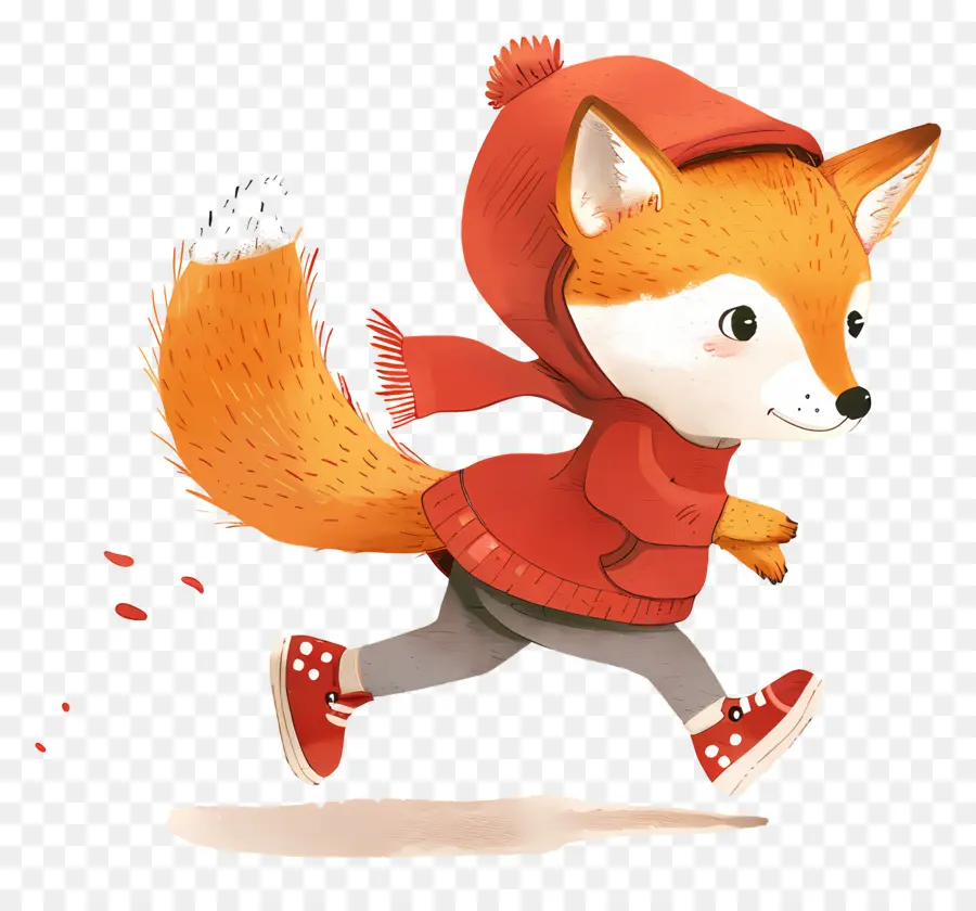 Petit Renard，Renard En Rouge PNG