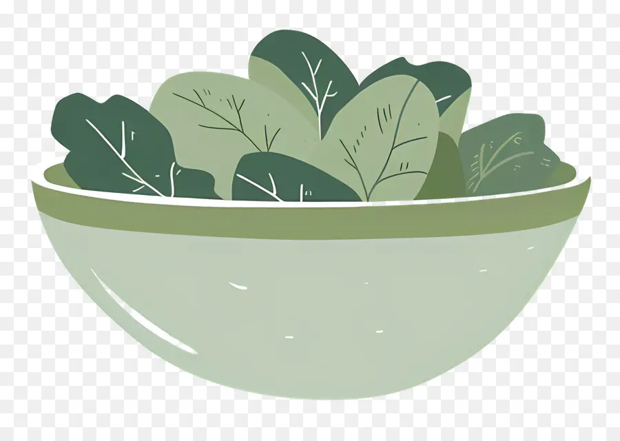 Salade Verte，Salade De Feuilles Vertes PNG