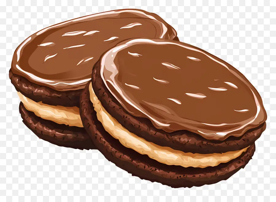 Biscuits Au Chocolat，Biscuits Sandwich Au Chocolat PNG