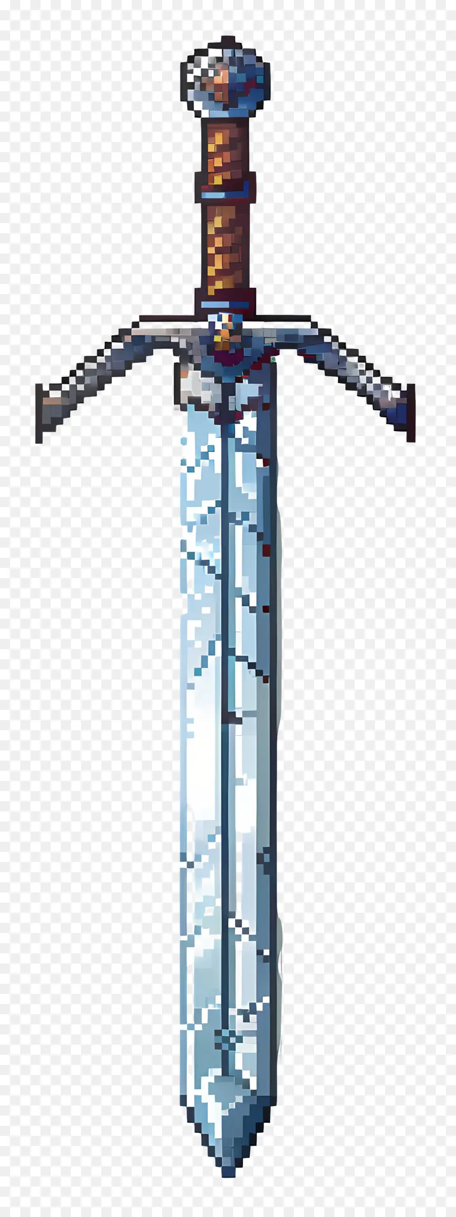 Épée De Pixels，Épée De Pixel Art PNG