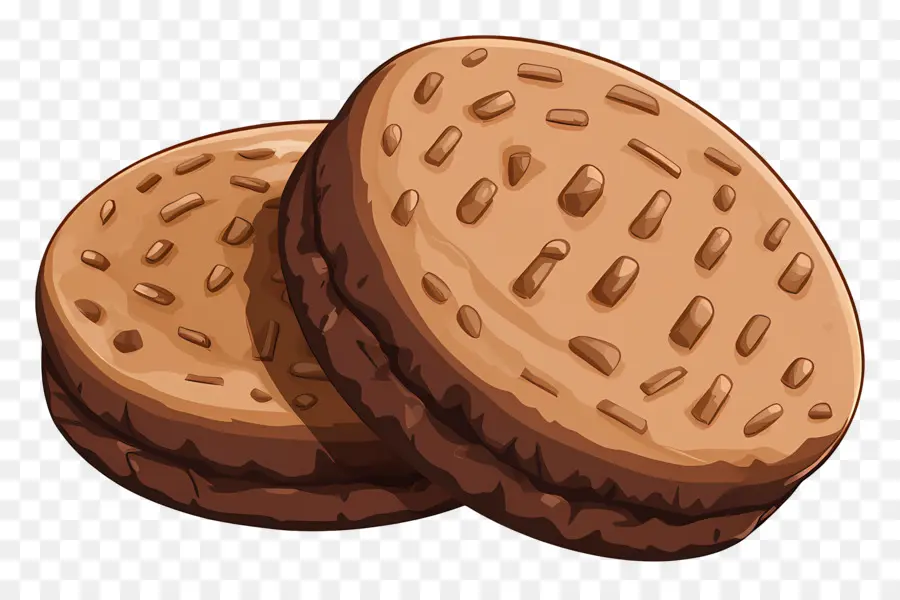 Biscuits Au Chocolat，Biscuits De Dessin Animé PNG