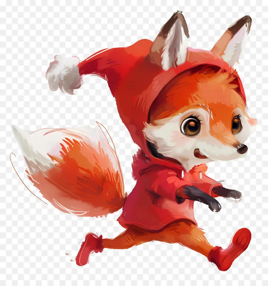 Petit Renard，Renard En Manteau PNG