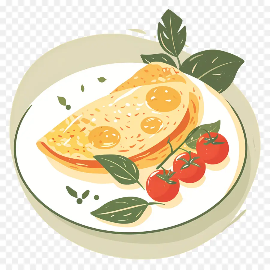 Omelette Espagnole，Omelette Aux Tomates PNG