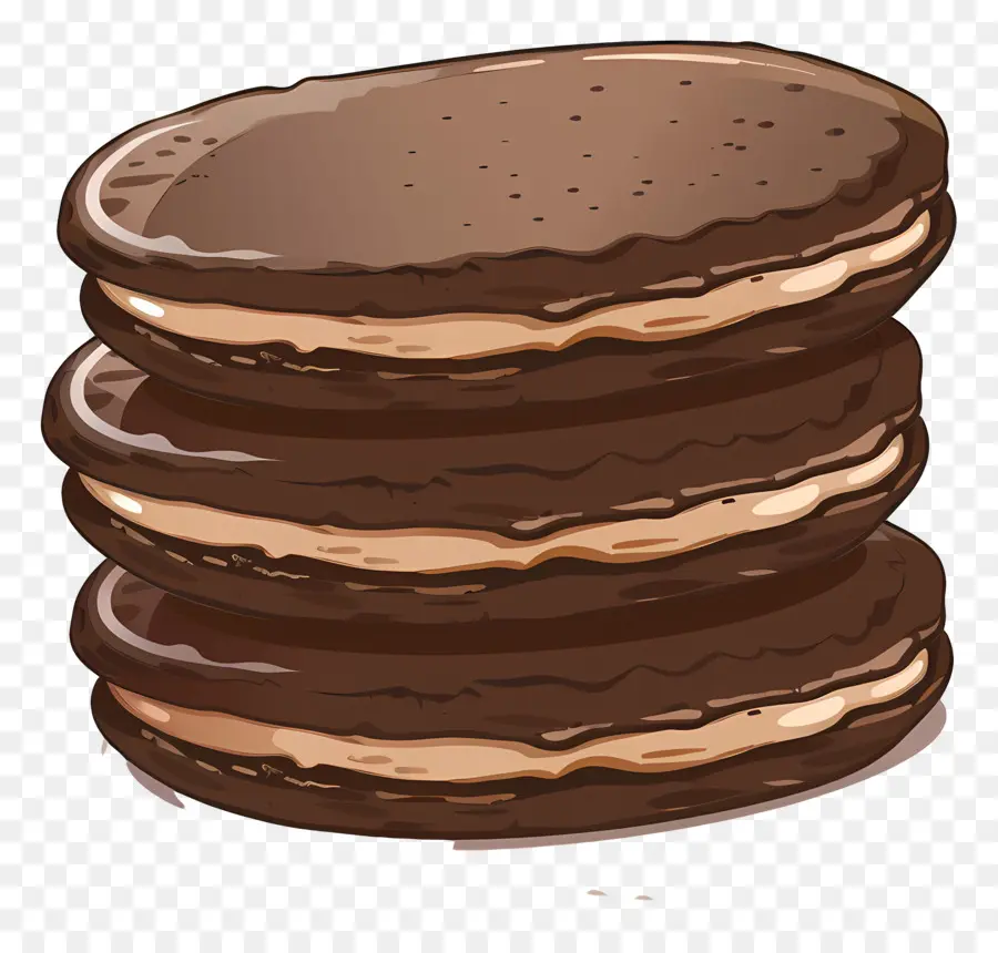 Biscuits Au Chocolat，Biscuits Sandwich Au Chocolat PNG