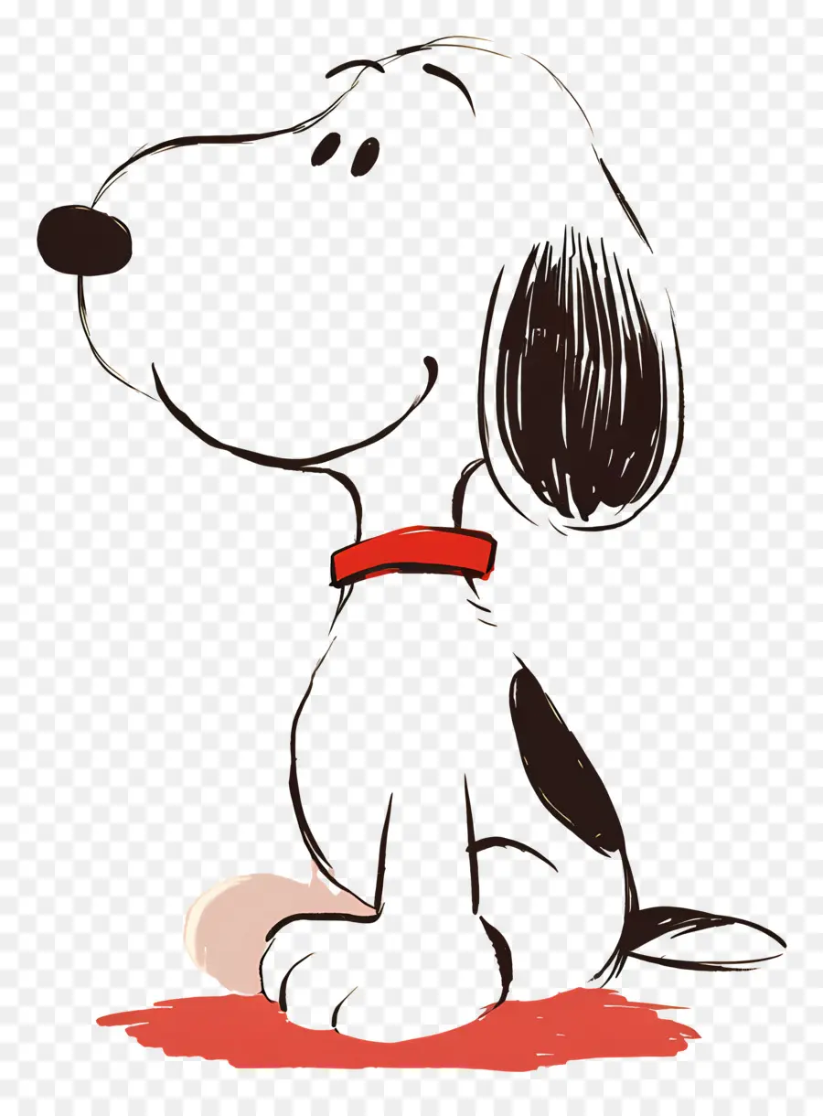 Snoopy，Dessin Animé Chien Séance PNG