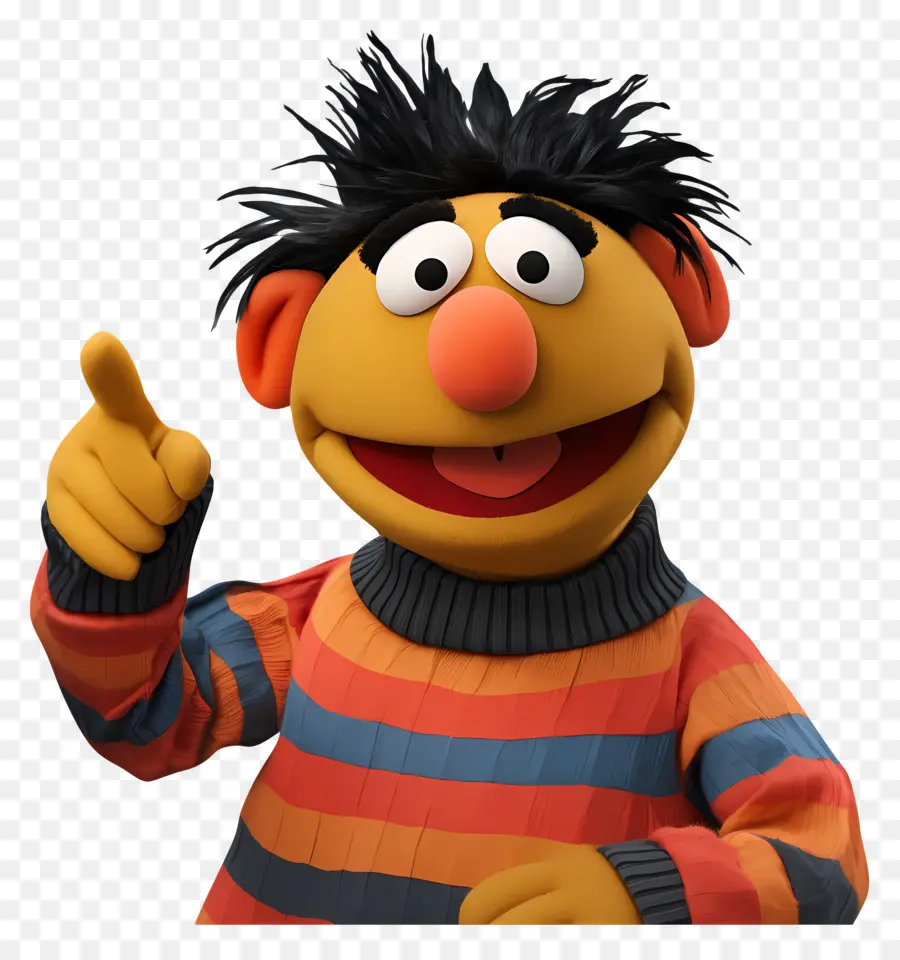 Ernie，Personnage De Dessin Animé PNG