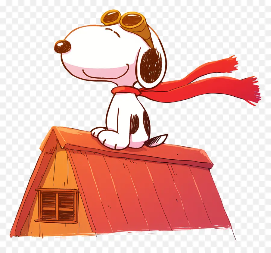 Snoopy，Chien Sur Le Toit PNG