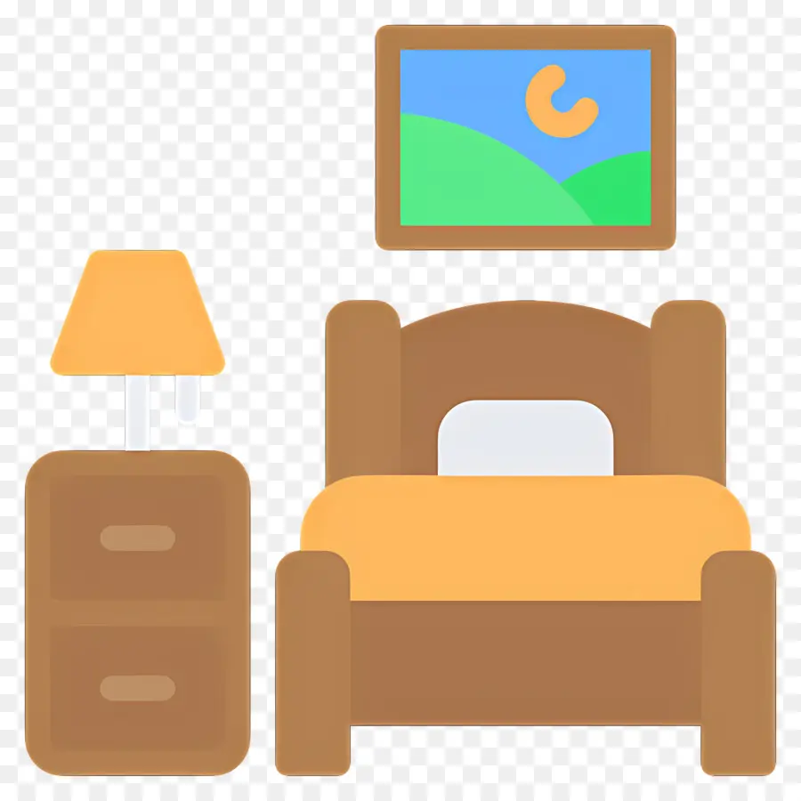 Chambre à Coucher，Chambre Avec Meubles PNG