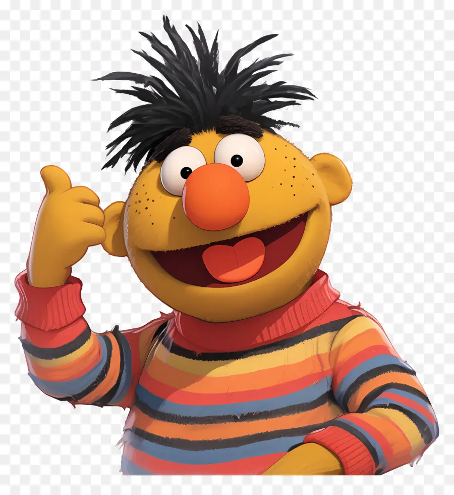 Ernie，Personnage De Dessin Animé PNG