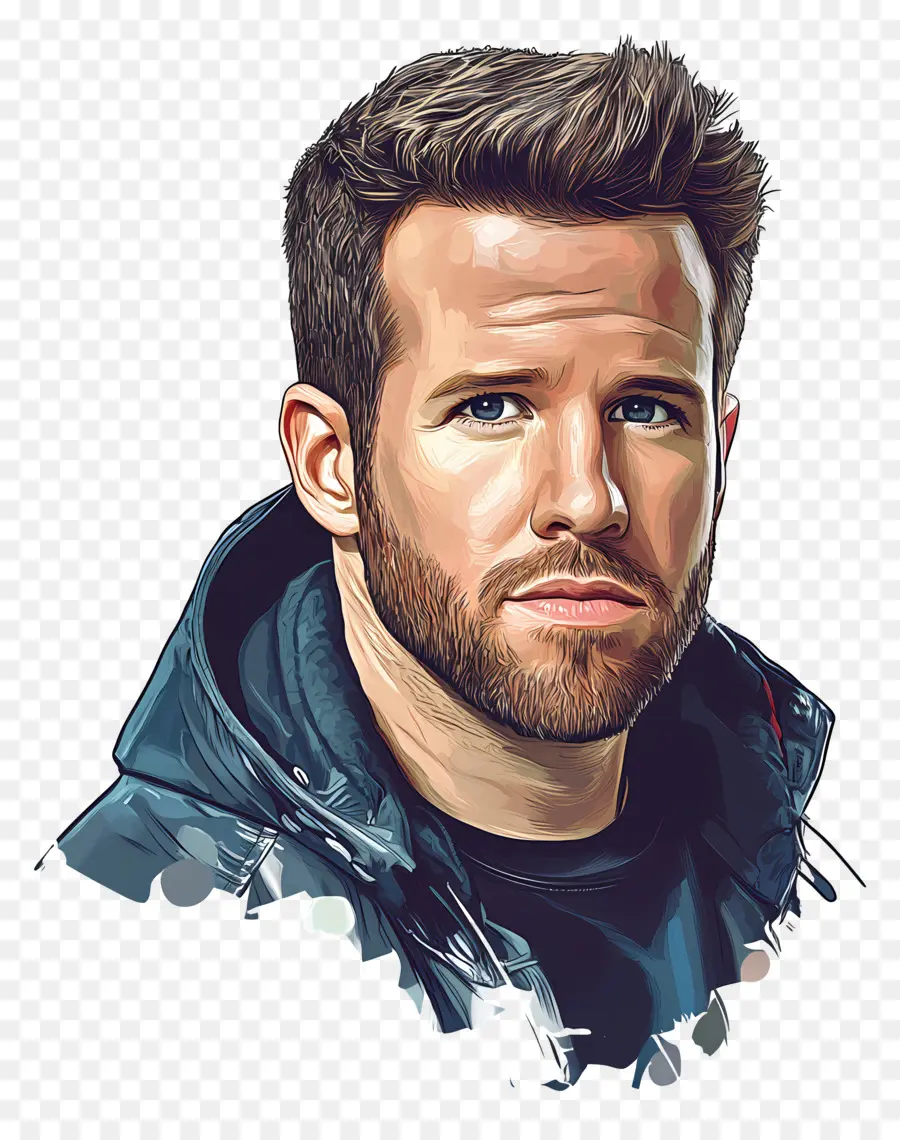 Ryan Reynolds，Homme Illustré PNG