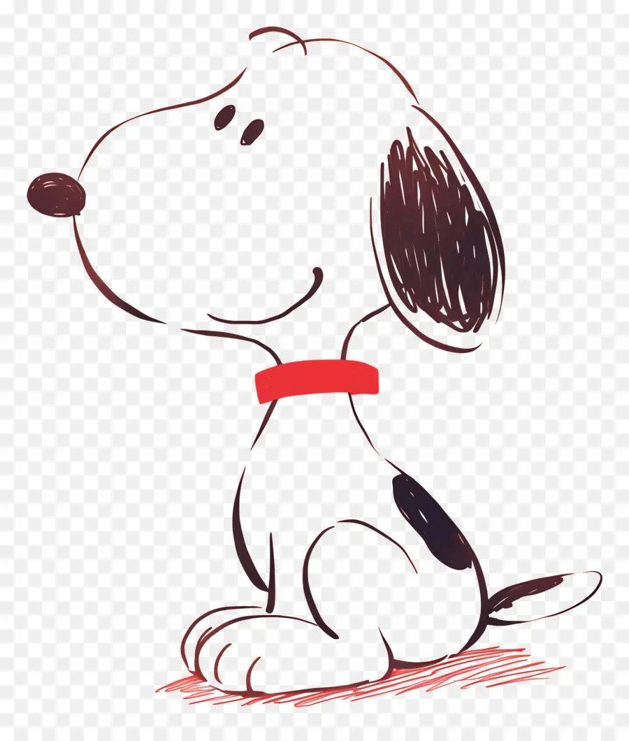 Snoopy，Croquis De Chien De Dessin Animé PNG