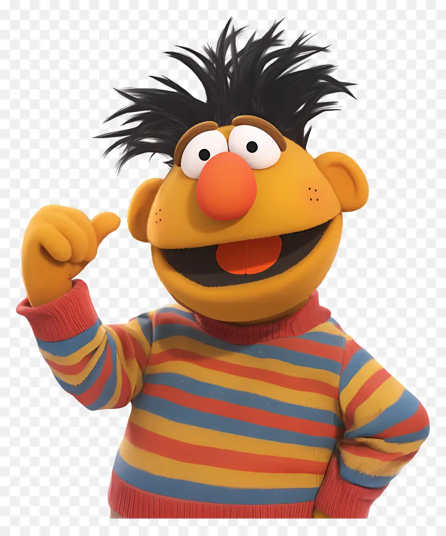 Ernie，Personnage De Dessin Animé PNG