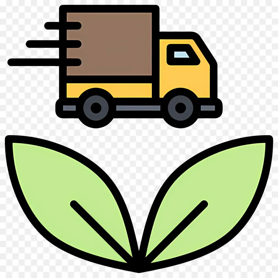 Durabilité，Camion écologique PNG