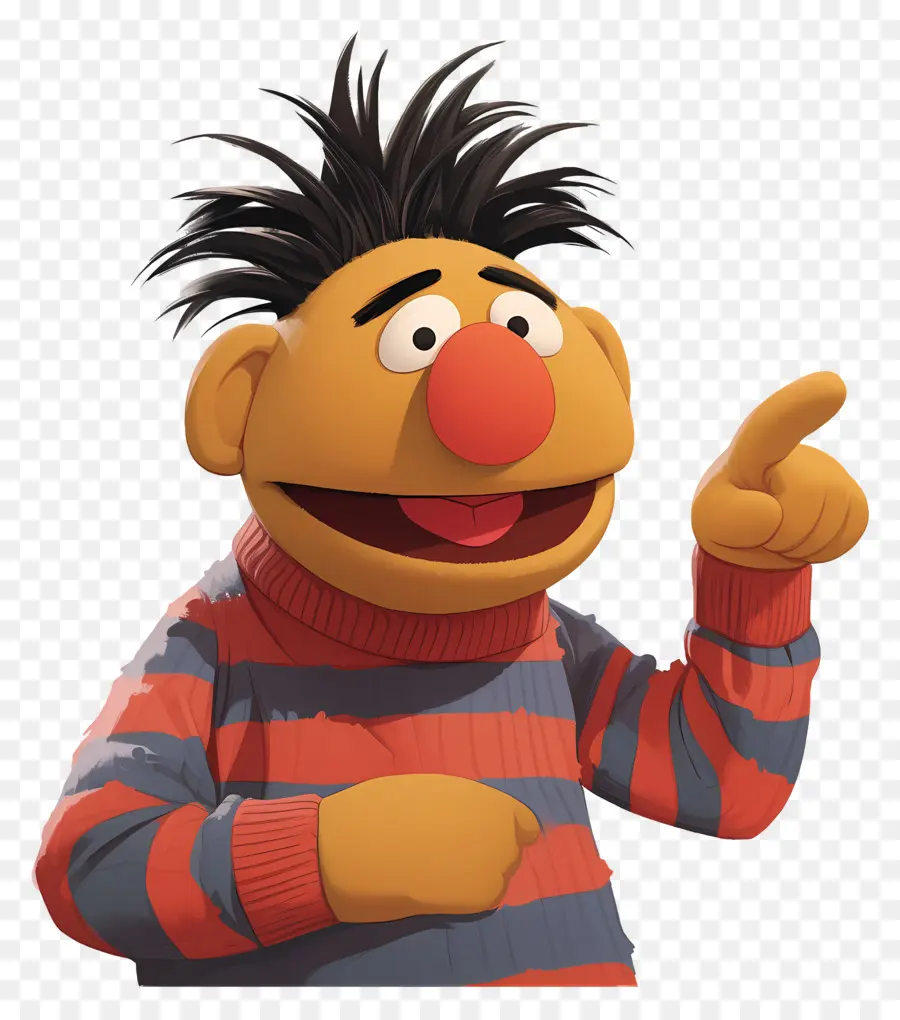 Ernie，Personnage De Dessin Animé PNG