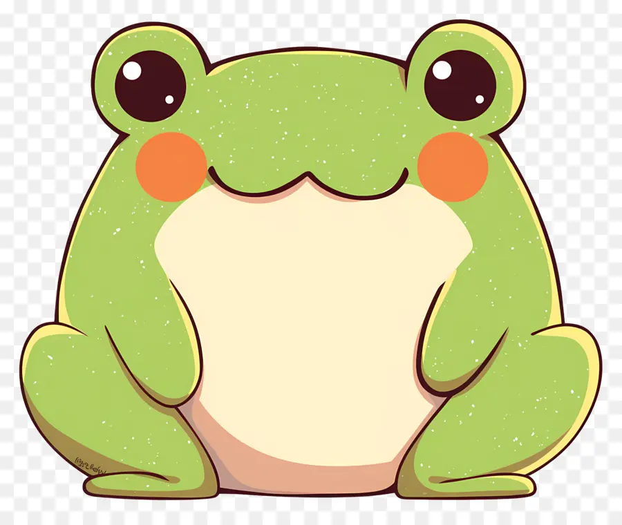 Grenouille De Dessin Animé，Grenouille Verte PNG