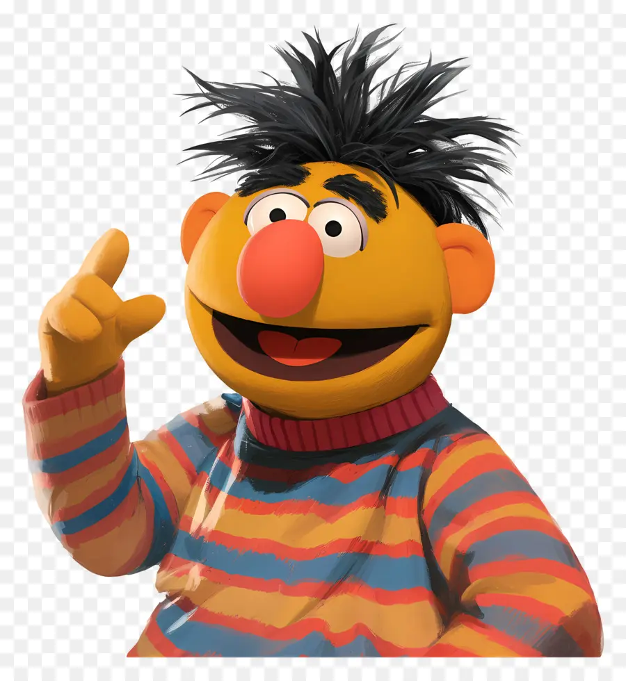 Ernie，Personnage De Dessin Animé PNG