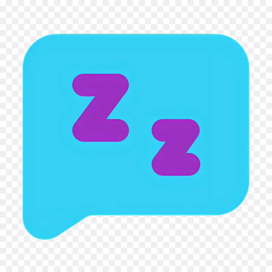 Dormir Zzz，Bulle De Dialogue Avec Zzz PNG