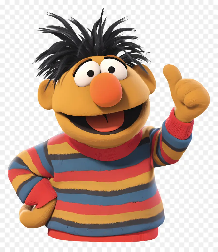 Ernie，Personnage De Dessin Animé PNG