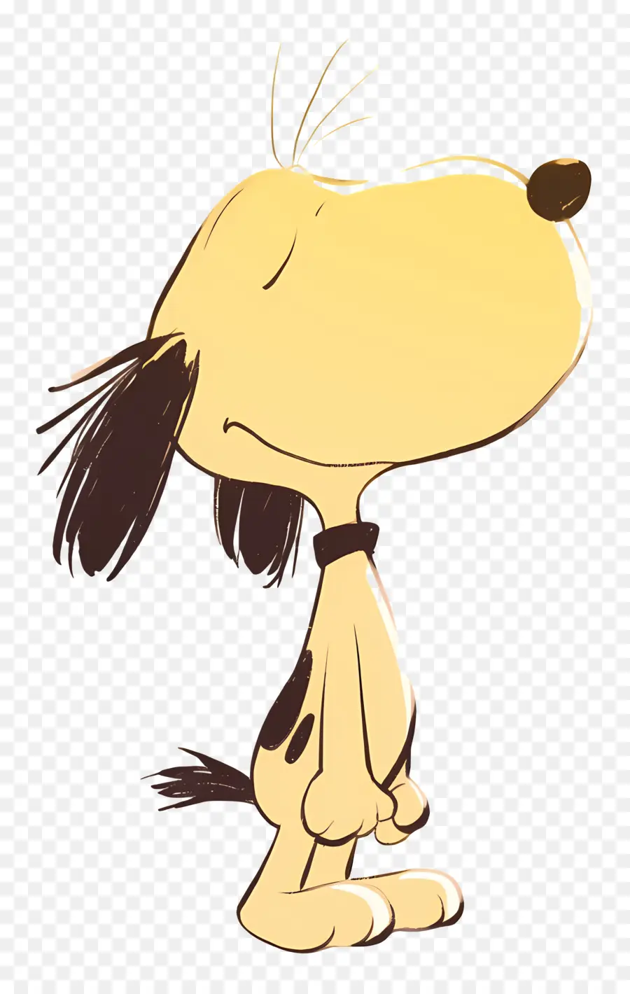 Personnage De Dessin Animé，Caricature De Chien Jaune PNG