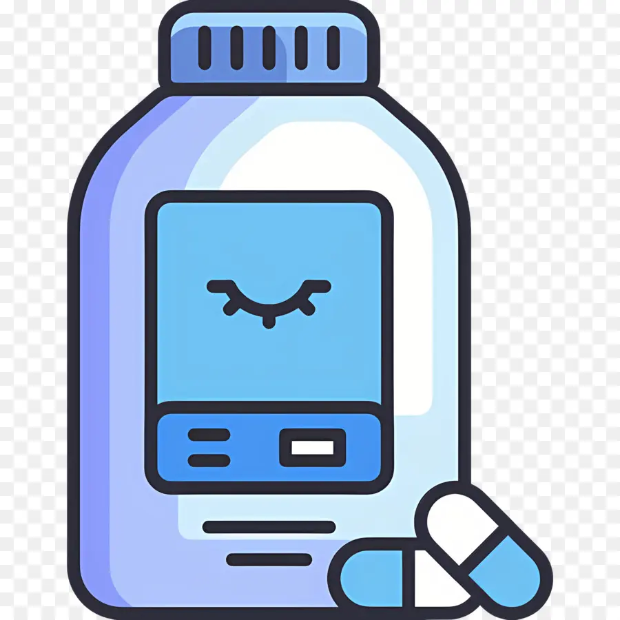 Médecine Du Sommeil，Bouteille De Supplément De Sommeil PNG