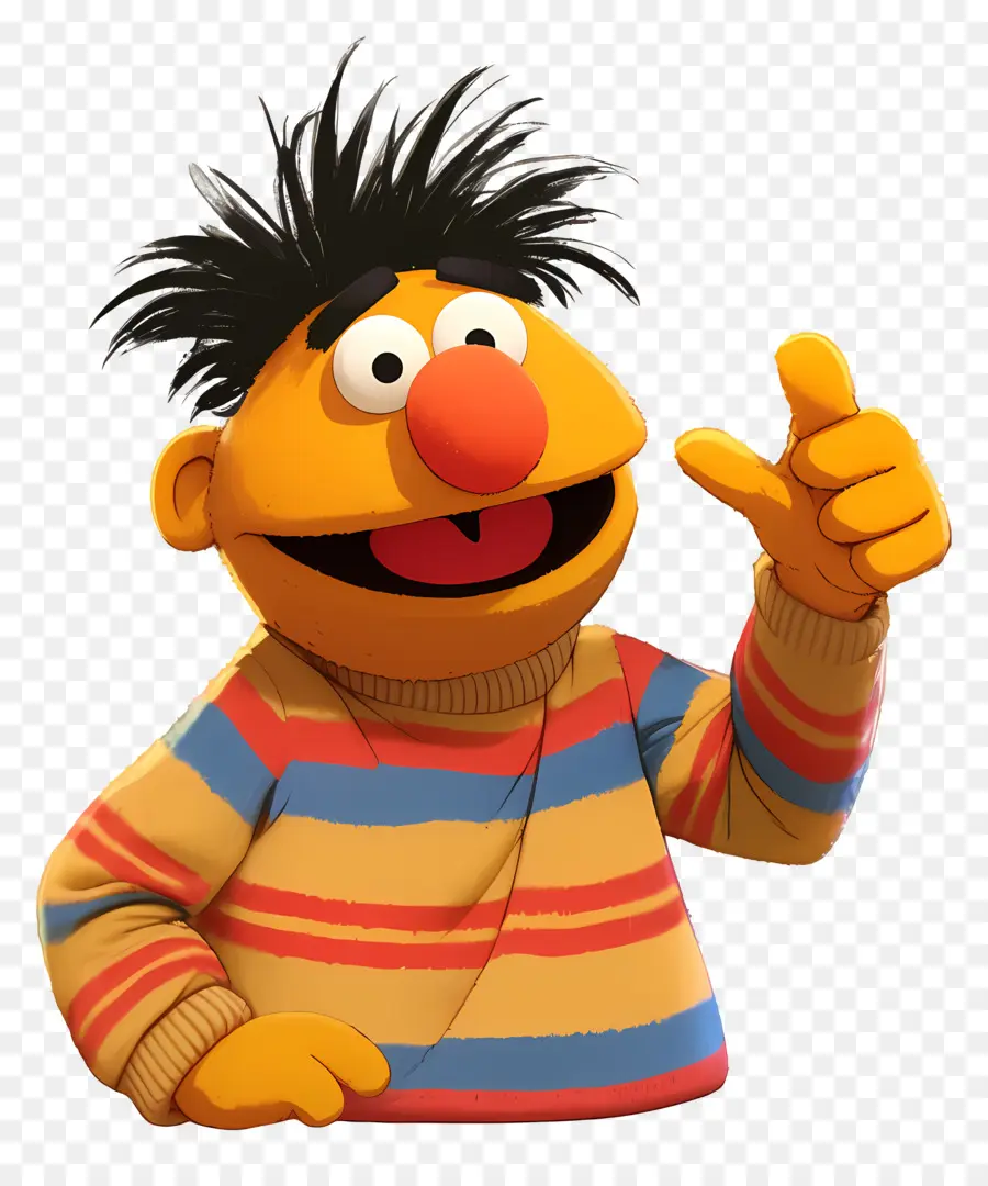 Ernie，Personnage De Dessin Animé PNG