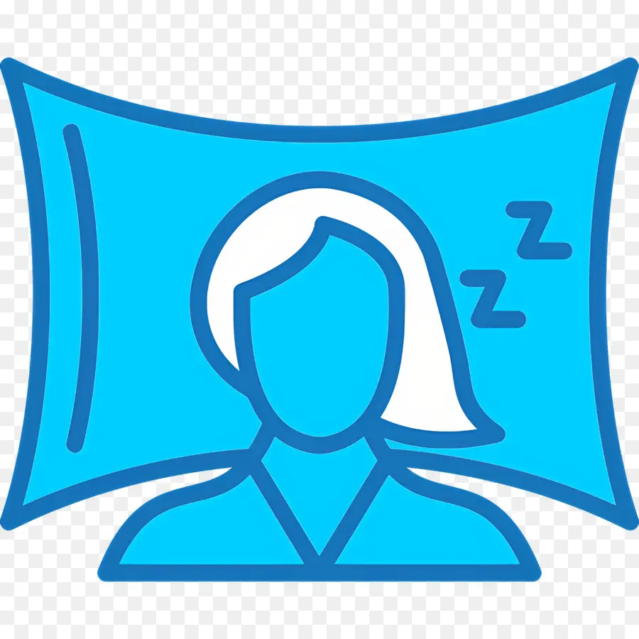 Dormir Zzz，Personne Et Oreiller PNG