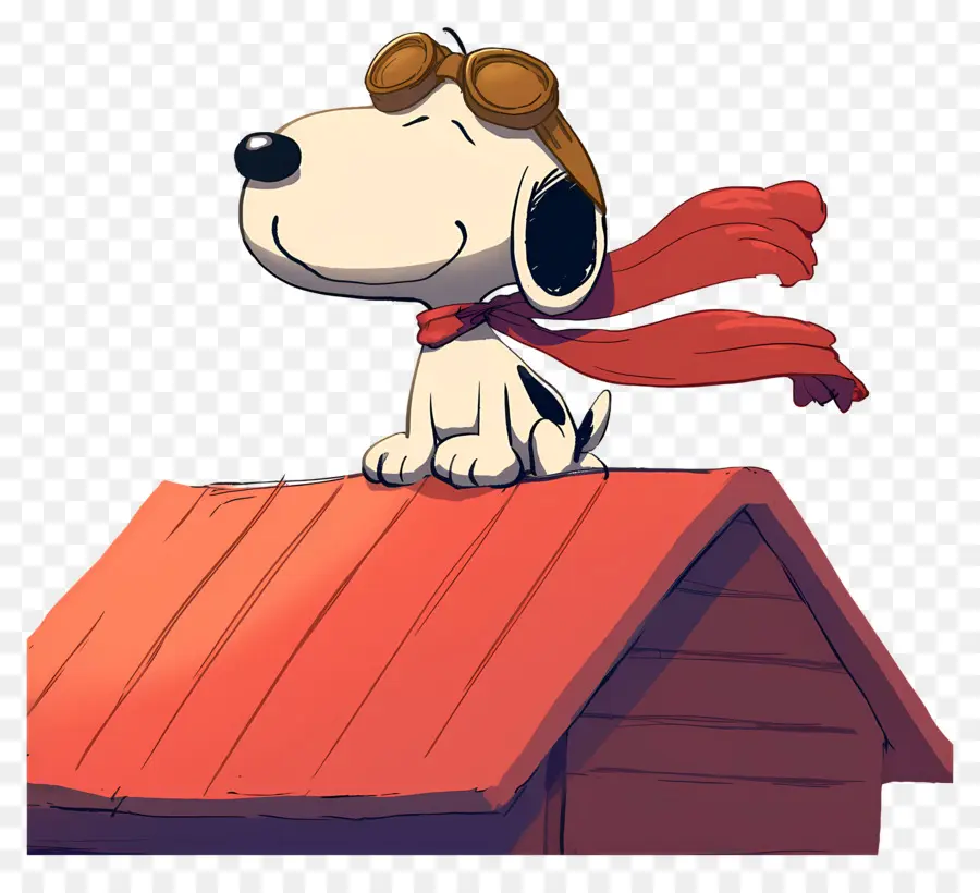 Snoopy，Chien De Dessin Animé Avec Des Lunettes PNG